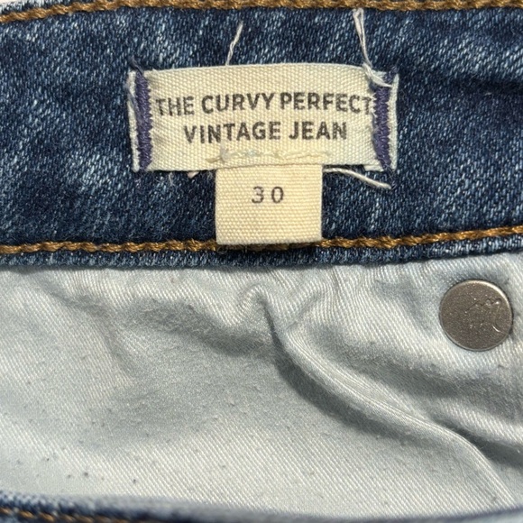 MADEWELL SZ 30 The Curvy Perfect Vintage Mid Wash High Rise Blue Jeans - Picture 9 of 12